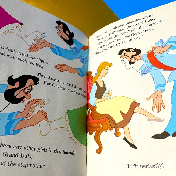 WALT DISNEY’S CINDERELLA VTG 1974 CLASSIC COLLECTIBLE HARDCOVER STORYBOOK - Picture 15 of 16